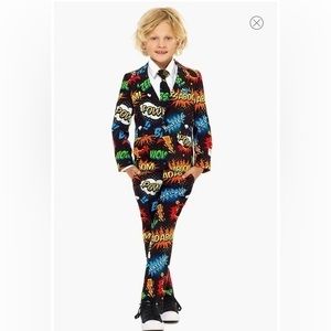 Opposuits Badaboom two piece suit - size 4 (youth)- EUC